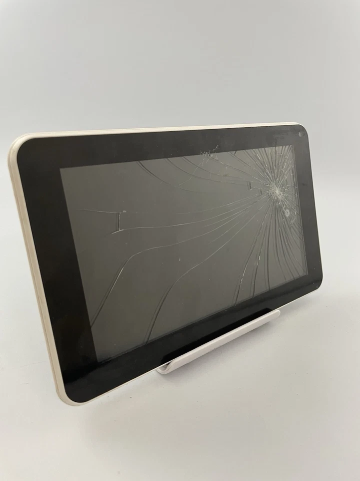 EGL E75128 7" White 512MB Ram Cheap Android Tablet Cracked Spares & Repairs #D - Image 2 of 4