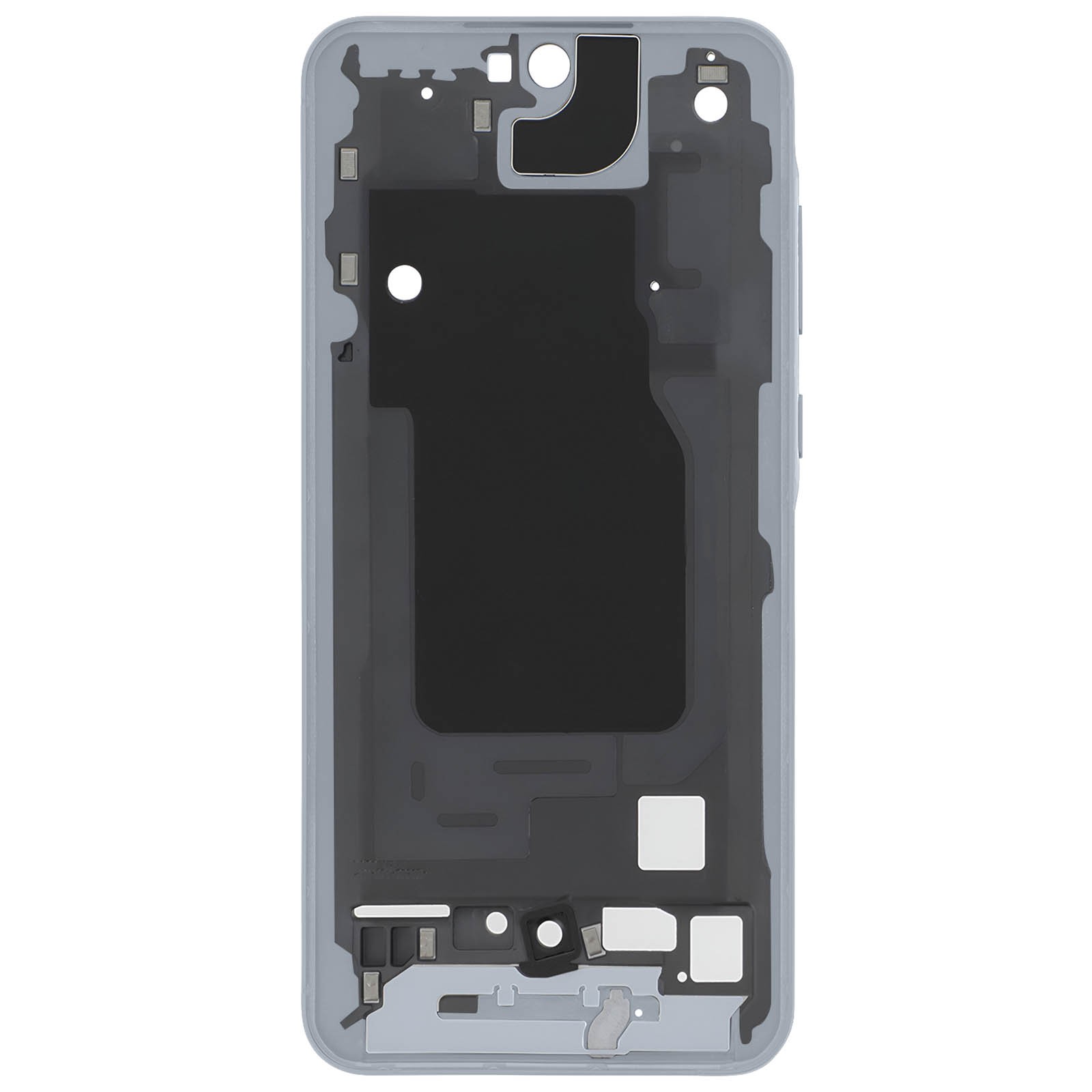 Châssis central Galaxy A55 bleu pâle bloc interne cadre de remplacement