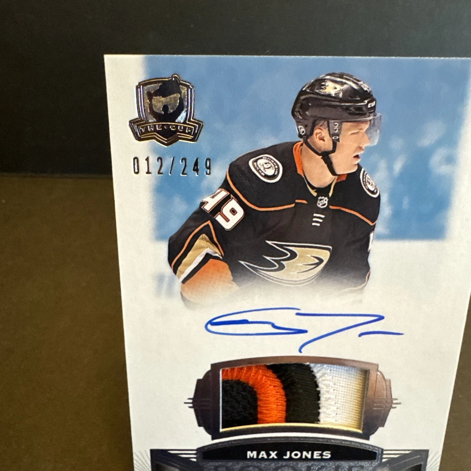 2019-20 Upper Deck THE CUP ROOKIE Autograph Jersey #78 Max Jones EX/NM - Image 2 of 3