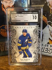 2025-26 UPPER DECK ARTIFACTS TAGE THOMPSON BLACK  /5 #102 CGC 10 GEM MINT