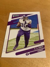 C J Ham 130 Donruss 2021 NFL Football Trading Card