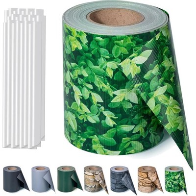 Sichtschutz Zaun Streifen 35 m x 19 cm PVC Witterungsbeständig Gartenzaun Sic...