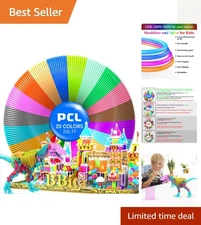 Creative 3D Pen Filament Refills, 200ft Pack - Safe & Colorful for Art Projects