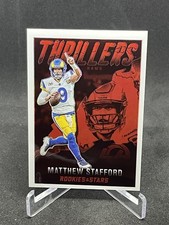 2022 Panini Rookies & Stars - Thrillers Matthew Stafford #TH-9 White Prizm /149