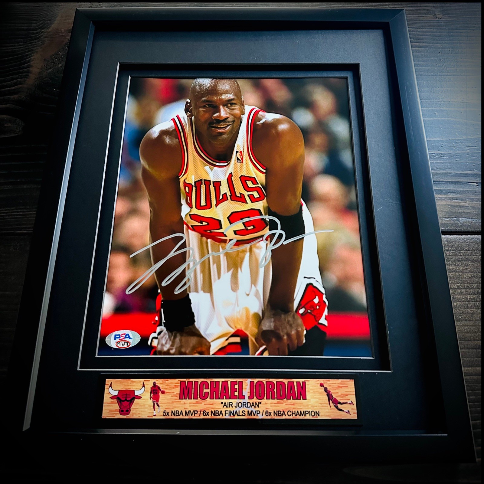 PSA MICHAEL JORDAN Signed Picture Autograph Photograph Signature Chicago Bulls view 2