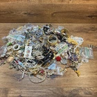 Huge 8.5 Lbs Vintage Unchecked Costume, Jewelry Earrings, Necklaces Bracelets