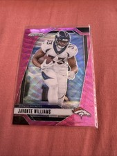 2024 Panini Prizm #84 Javonte Williams Pink Wave Denver Broncos
