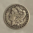 1881 Morgan Silver Dollar $1 Philadelphia KM#110 90% Silver Business