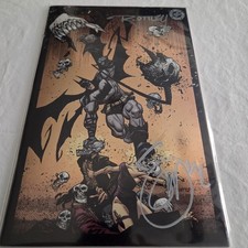 ABSOLUTE BATMAN #1 NYCC FOIL 1st PRINT SIGNED RYAN OTTLEY & SCOTT SNYDER W/ COA