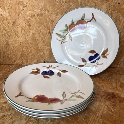 4 Speiseteller Royal Worcester Evesham Vale 27 cm