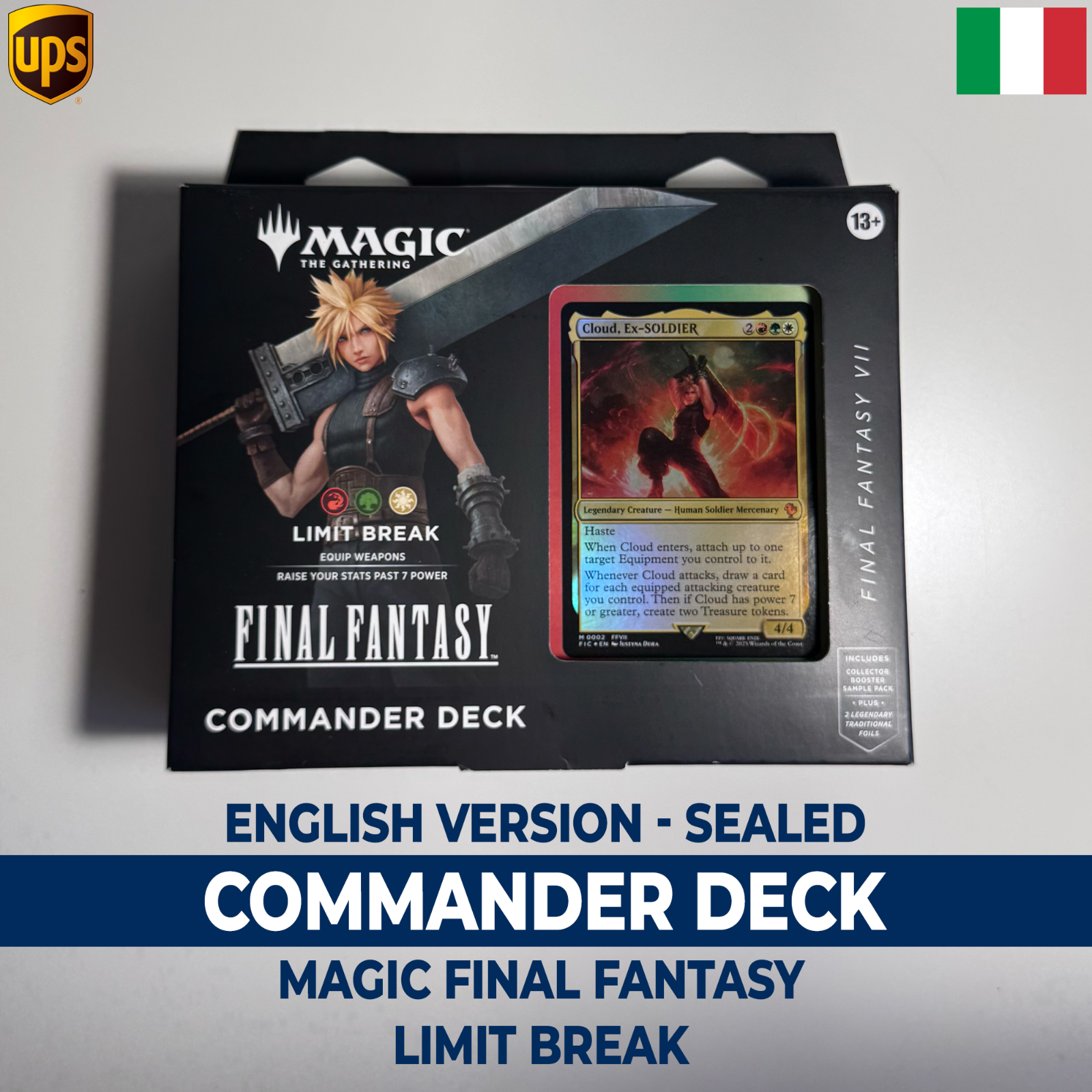 Magic The Gathering - Final Fantasy Limit Break Commander Deck English ✅🚚