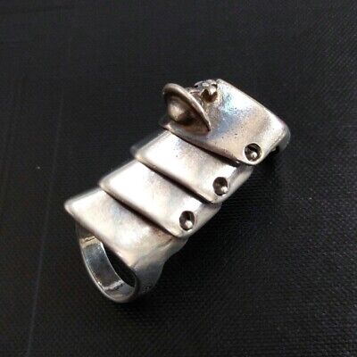 Vivienne Westwood Armor Ring S size Used Silver 925 Free Vivienne Westwood Armor Ring S size Used Silver 925 Free