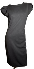 Black Dress Size Small Bodycon Cap Sleeve Knee Length Shein Smart Office Work