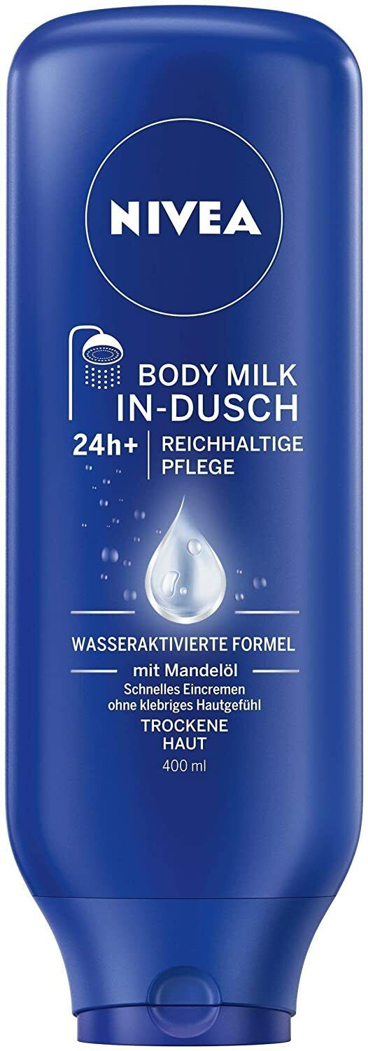 Nivea In-Dusch Body Milk Mandelöl Duschcreme 24h Feuchtigkeit Damen Frauen 400ml
