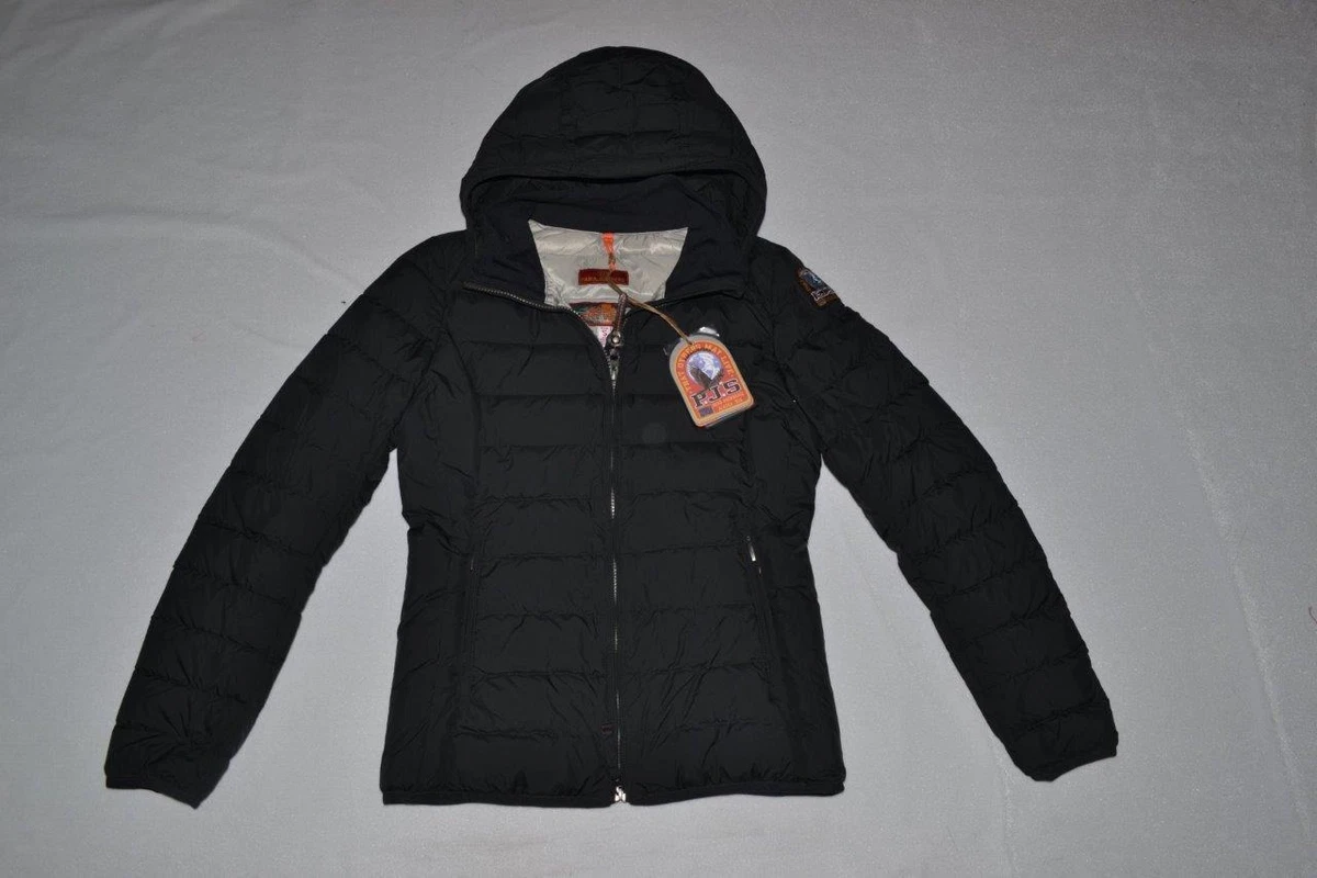 AUTHENTIC PARAJUMPERS JULIET GIRLS DOWN JACKET BLACK SIZE 4 KIDS