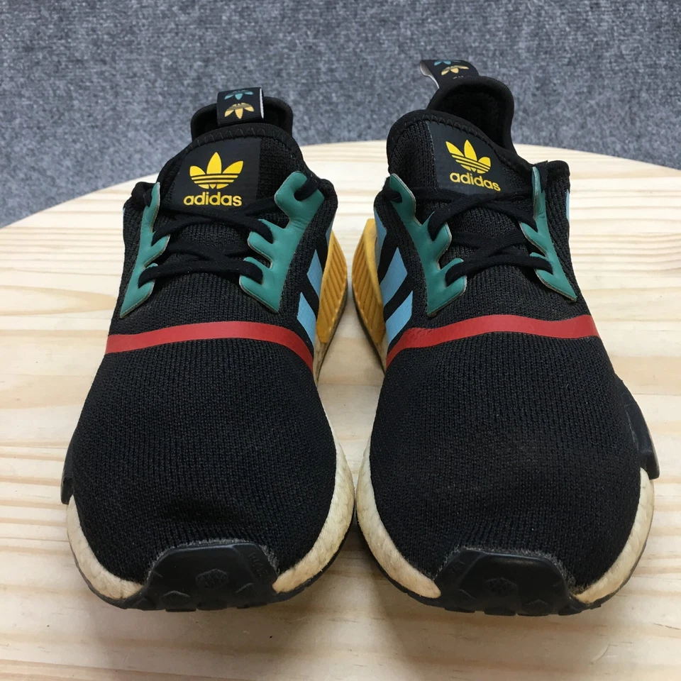 Adidas Zapatos Juveniles 6.5 NMD R1 J Tenis Atléticos Bajos FV7286 Negro Multicolor Foto 4 de 4