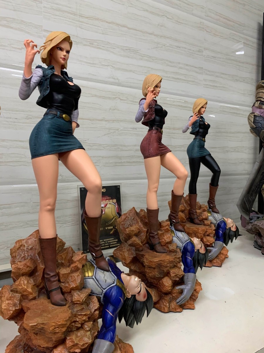 GREEN LEAF STUDIO Dragon Ball Android 18 Statue Resin Painted