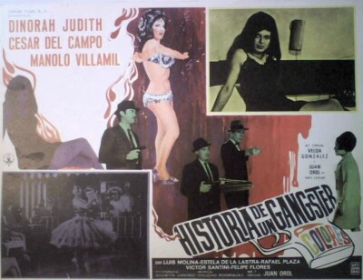 GANGSTER SEXY GUN Dinorah Judith MEXICO LOBBY CARD '69