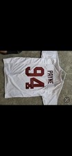 Daron Payne Autographed Commanders Custom Jersey with JSA New With Tags White