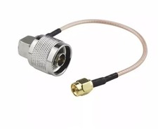 N plug male right angle to SMA male RF pigtail cable RG316 20cm for wifi radio