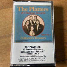 40 Famous Records Cassette No. 2 By The Platters Cassette, 1985, SMI Soul Pop