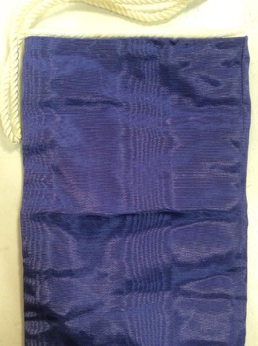 Executive Flight Support Nassau Bahamas Blue Cloth Bag With Tassle Tie Travel - Picture 6 of 12