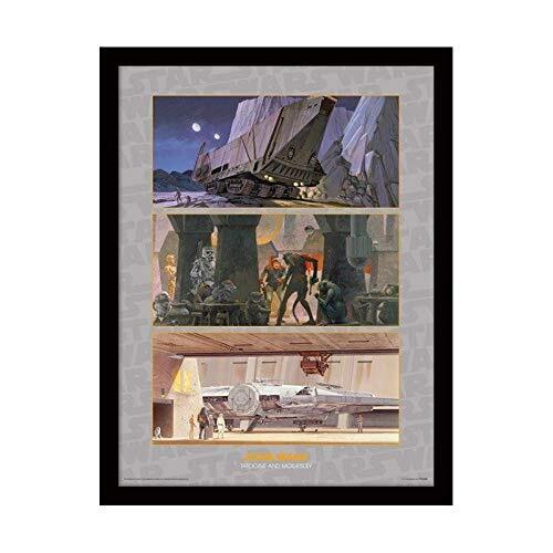 Pyramid International Star Wars (Tatooine and Mos Eisley) -Framed Print Memorabi
