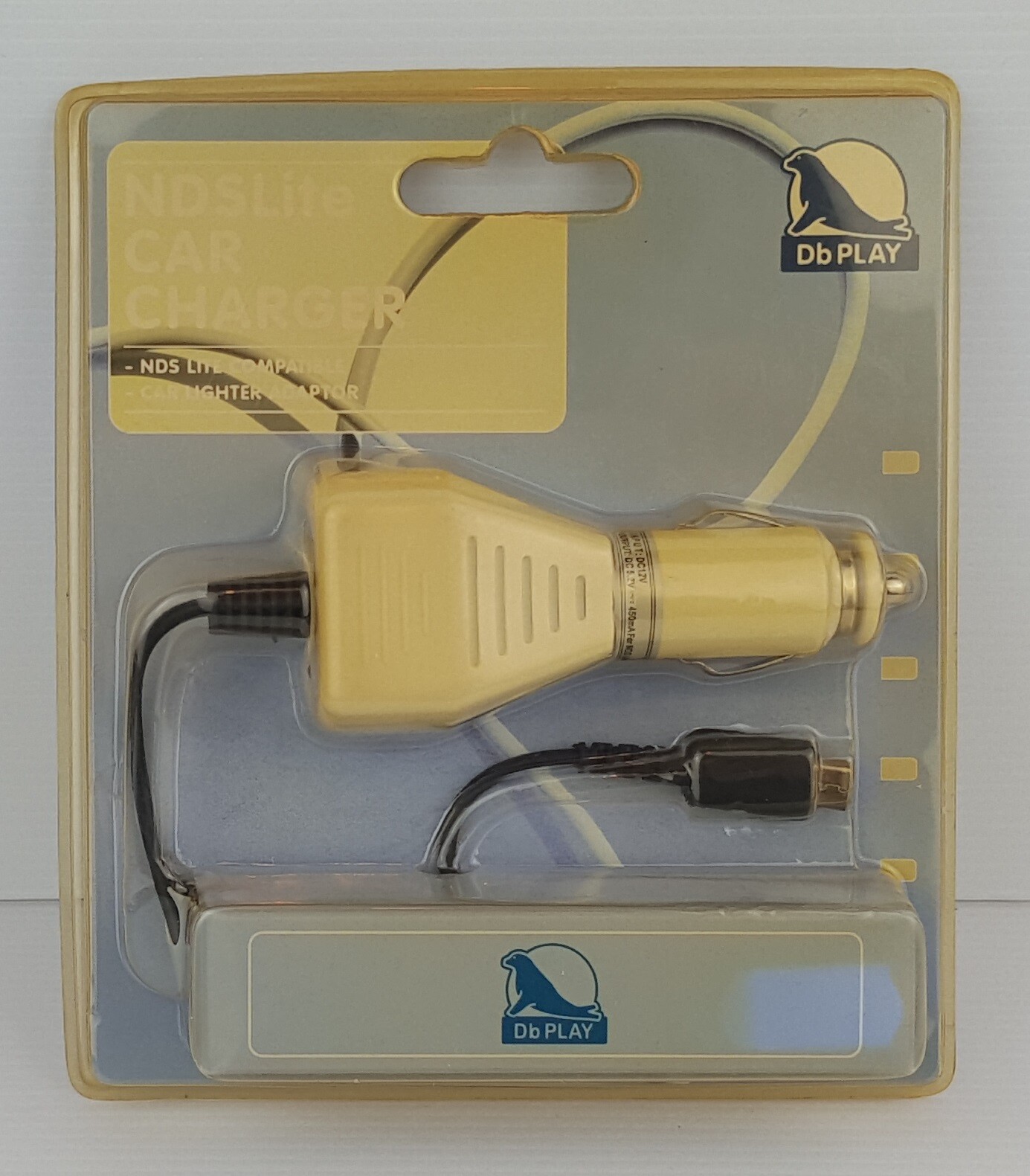 DB PLAY COMPATIBILE NINTENDO DS LITE CAR CHARGER - NUOVO SEALED