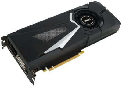 MSI Gaming GeForce GTX 1070 8GB GDDR5 SLI DirectX 12 VR Ready Graphics Card USED
