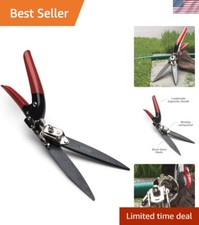 Grass Trimming Shears  5-1/4  Steel Blades  Rotating Handle for Angled Cuts...