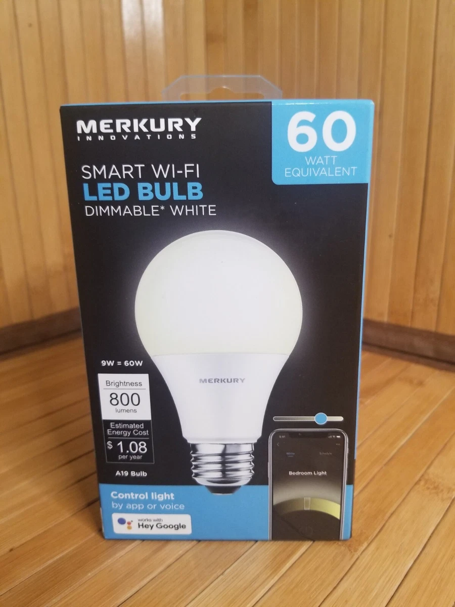 Merkury smart wifi led on sale bulbs