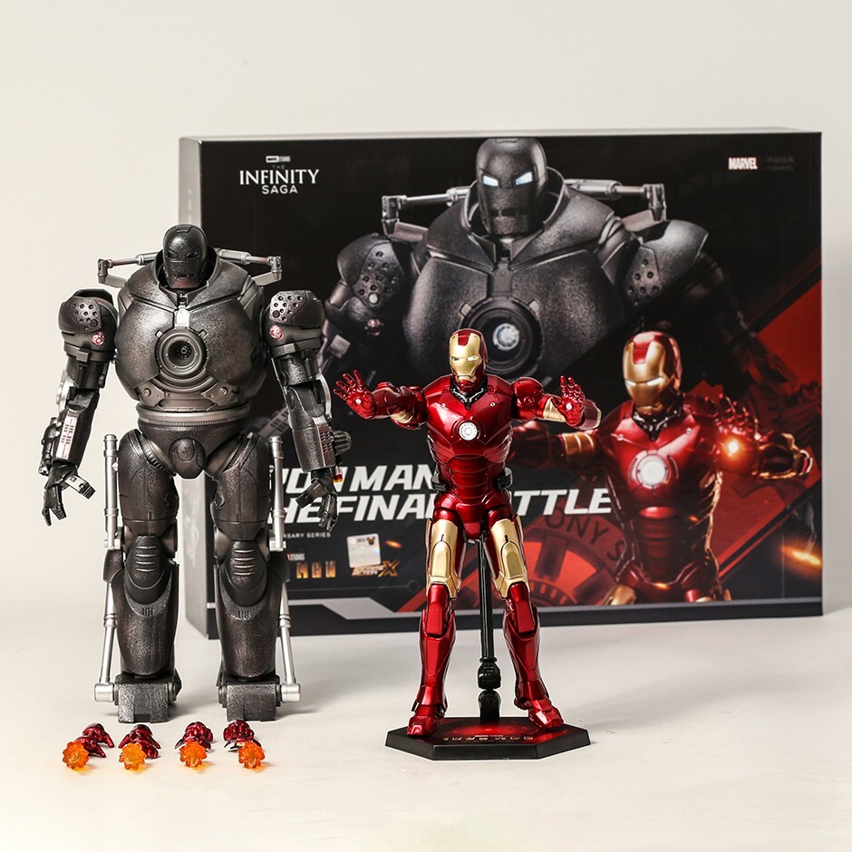action figure Marvel SET IRON MAN MK3 & IRON MONGER Infinity ZD