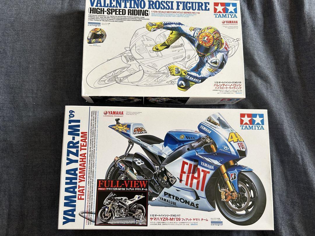タミヤ YAMAHA YZR-M1 & V.Rossiハイスピードライディング