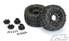NEW Pro-Line Trencher 2.8" Tires Mounted Black Wheels : Stampede / Ruster