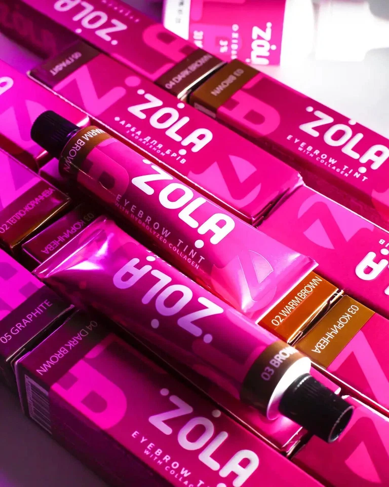 ZOLA Professional Eyelash&Eyebrow Tint With Collagen 15ml 6 colors - Image 4 of 4