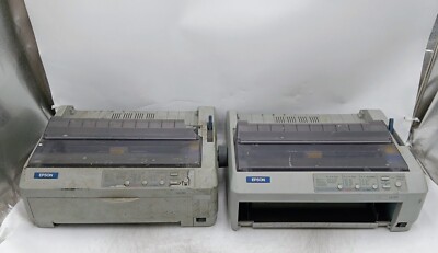LOT OF 2 Epson LQ-590 P363A Impact Dot Matrix printer | eBay