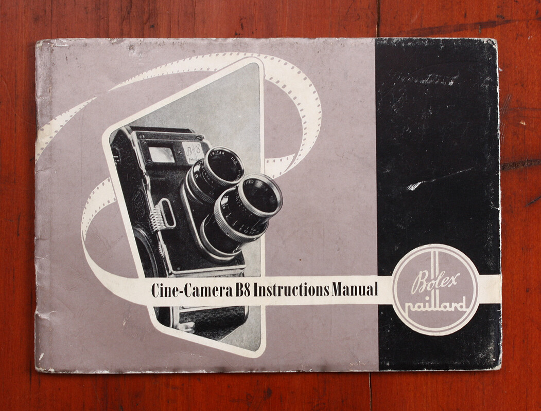 one BOLEX CINE-CAMERA B8 INSTRUCTION BOOK/211605 | eBay