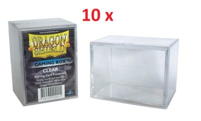 10 x Dragon Shield Gaming Box Deckbox Storage Box for 100+ Cards 200015