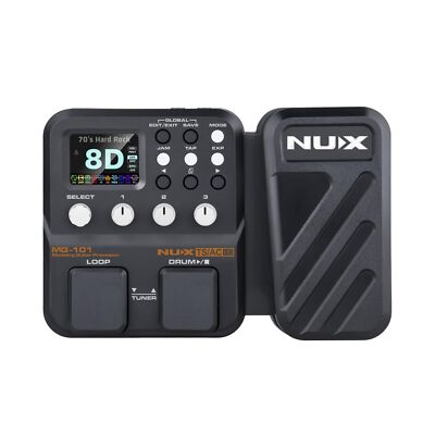 NUX MG-101 Multi Effects Pedal, 25 Classic Amp Models,512 samples IR Resoluti...