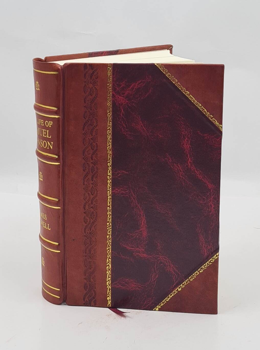 Leather Bound Abridged Life of Samuel Johnson by James Boswell