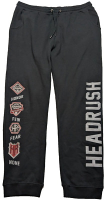 HEADRUSH HONOR FEW FEAR NONE Men 3XL THE VINTAGE CRUISER Jogger Sweatpants EUC
