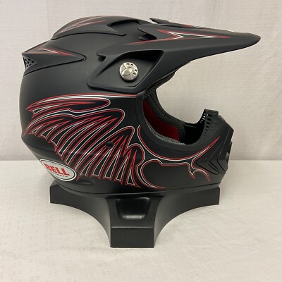 Bell Moto-8 Motocross Helmet Razorwing Matte Black/Red Size XSmall
