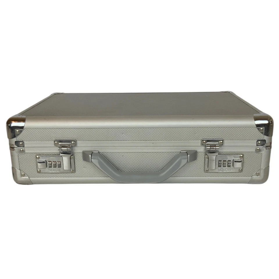 Maletín rígido de aluminio SOLO combinación cerraduras interior organizador bolsillos Foto 4 de 4