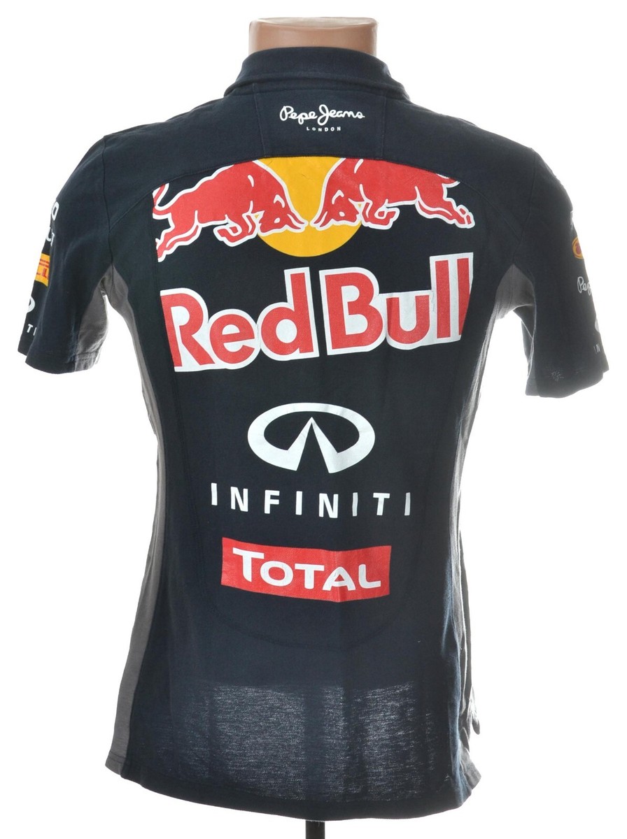 FORMULA 1 RED BULL RACING SHIRT PEPE JEANS SIZE S VETTEL ERA