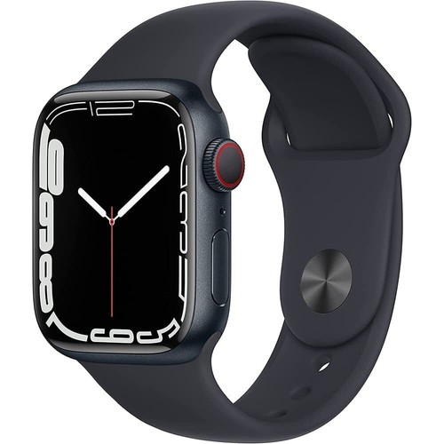 Apple Watch Series 7 GPS + Cellular, 45mm with Midnight Sport Band - Regular - Picture 9 of 9