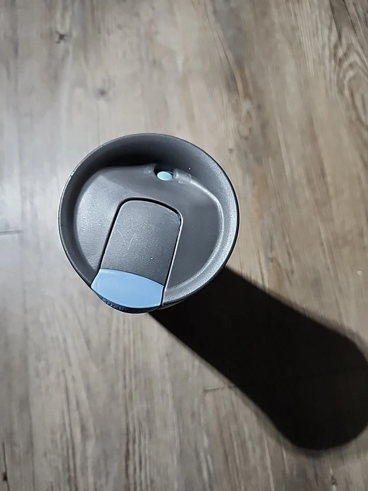 Taza de viaje Snapseal Contigo de acero inoxidable usada 16 oz azul/púrpura Foto 3 de 4