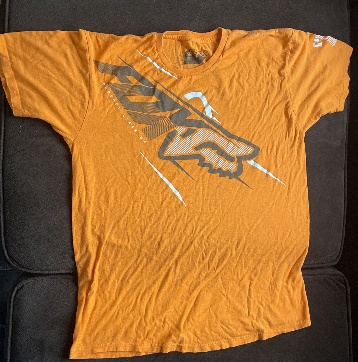 Vintage Fox Racing T Shirt Mens Adult Orange Size L | eBay