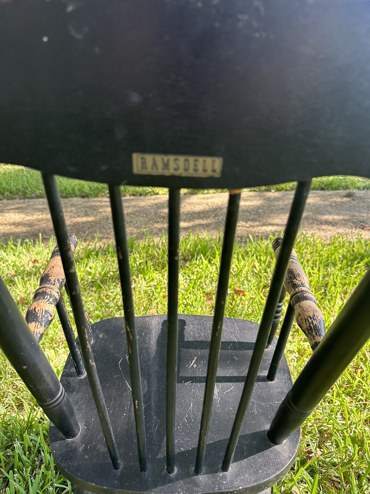 Vintage Ramsdell Child’s Rocking Chair. Plays Music When Chair Rocks | eBay
