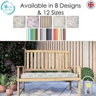 Premium Garden/Outdoor Weather-Resistant Bench Cushion Seat Pad