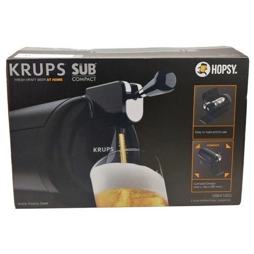KRUPS Hopsy SUB Draft Beer Dispenser 67oz Black VB641850 eBay